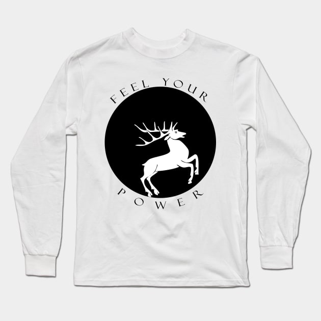 FEEL YOURE POWER Long Sleeve T-Shirt by cocorote